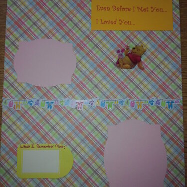 Baby Girl Book 1st Page