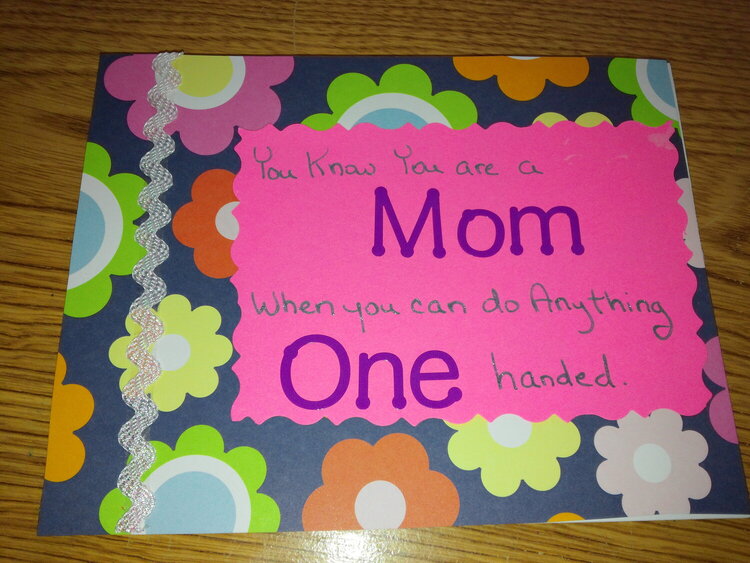 Sis In Law&#039;s mother&#039;s day card