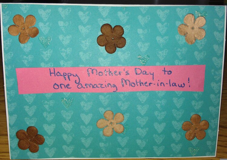 Mother-in-law Mother&#039;s day card