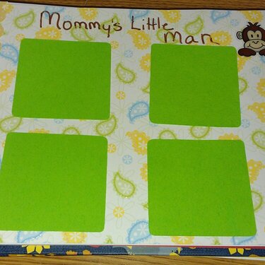 SIL baby book-Mommy and baby page