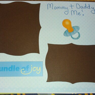 SIL baby book- Mommy+Daddy=Me