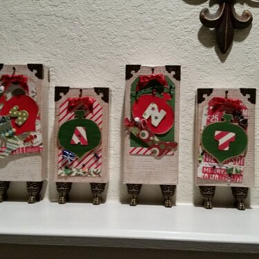 Blocks and Christmas tags