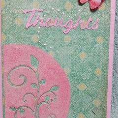 Thoughts card
