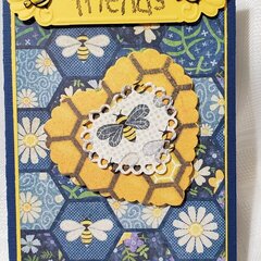 Bee Friends Valentine Card #1