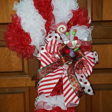 Candycane Wreath #3