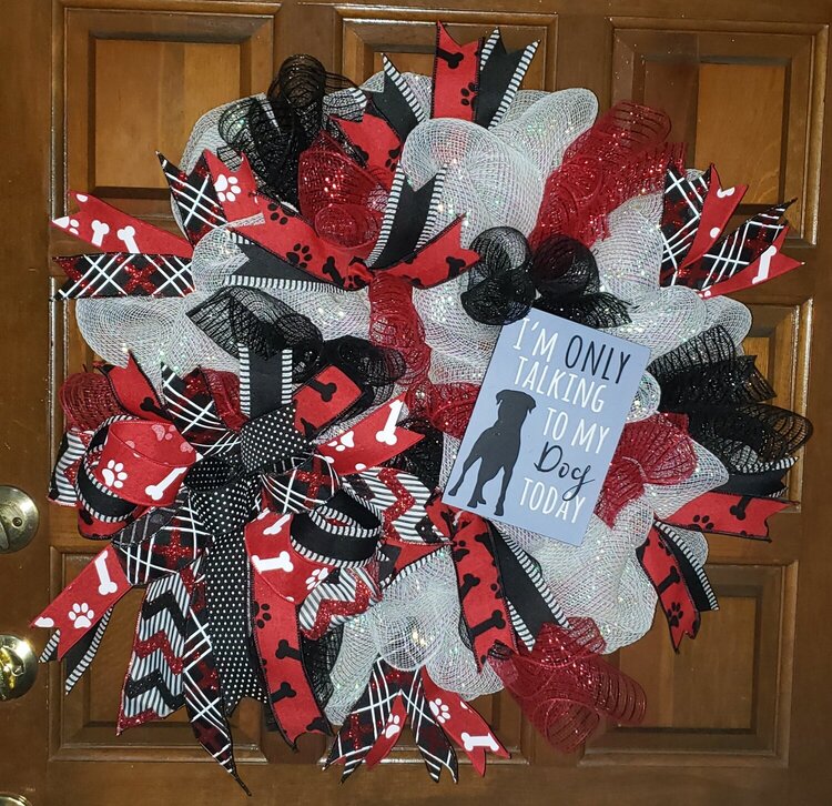 Dog Lover Wreath