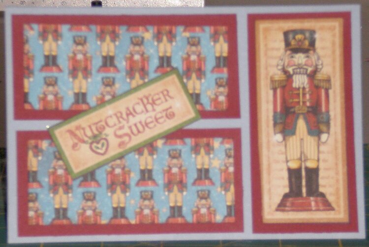 Nutcracker Christmas Card