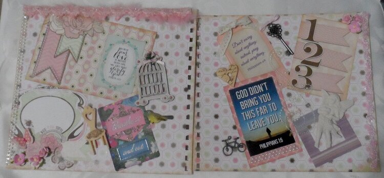 Inside Front cover of Shabby Chic Album