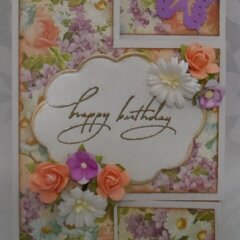 Tri-Fold Birthday Card (closed)
