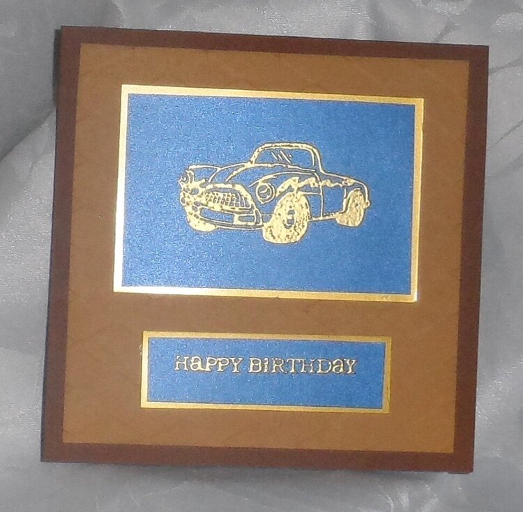 Masculine Birthday Card