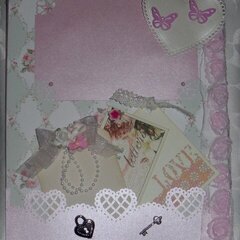 Shabby Chic Smash Page Side A for Martica's Swap