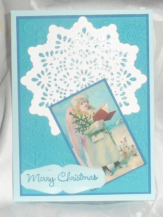 Snowing Christmas Card