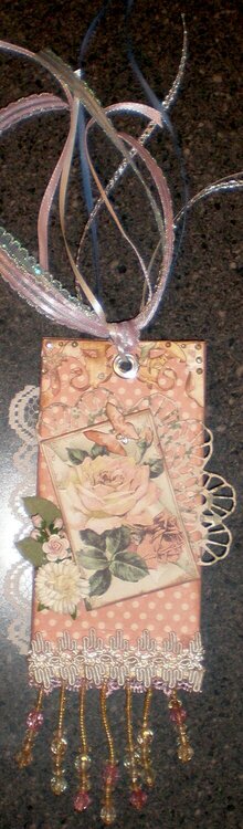 A Ladies Diary Tag ( side 1)