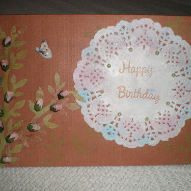 Stop and smell the Roses Birthday Card