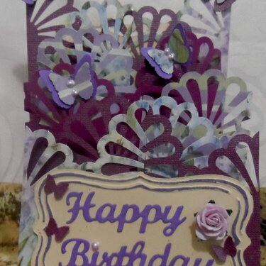 Cascade Birthday card