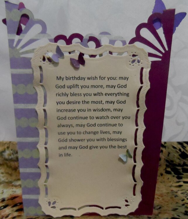Cascade Birthday card