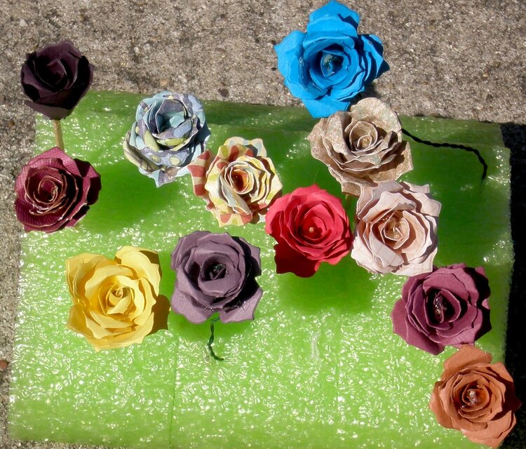 Hand made roses