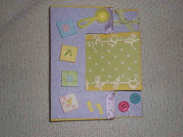 Baby Swing card ( front)