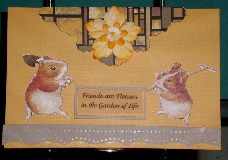 Freinds are Flowers Note Card