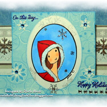 Happy Holidays Center Fold Card