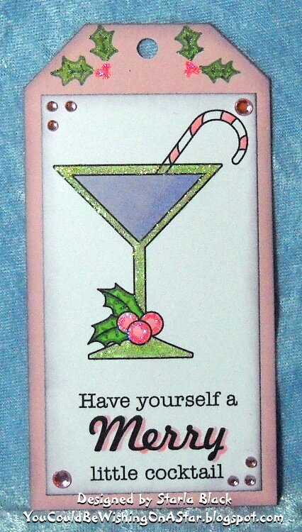 Merry Little Cocktail Tag