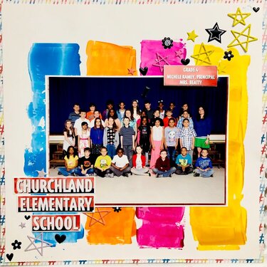 School album grade 4 class photo