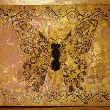 Mixed Media Butterfly