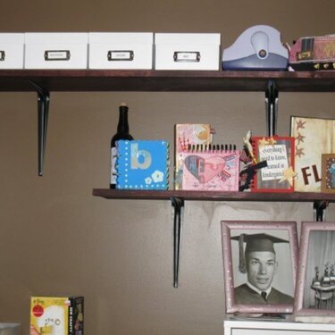 My lovely shelves!