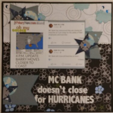 MC Bank doesnt close for hurricanes
