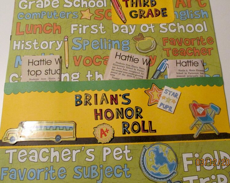 Brian&#039;s Honor Roll