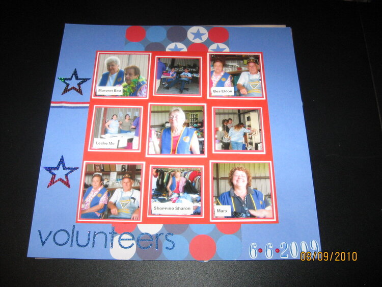 Volunteers for Benefit Rummage Sale 2010