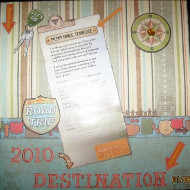 Title Page for Vacation 2010
