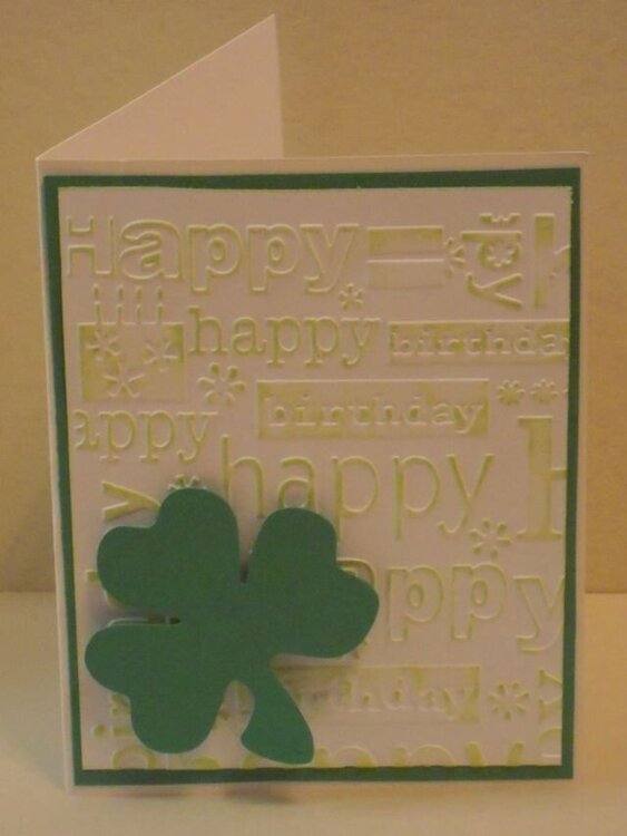 St. Paddy&#039;s Day Birthday Card