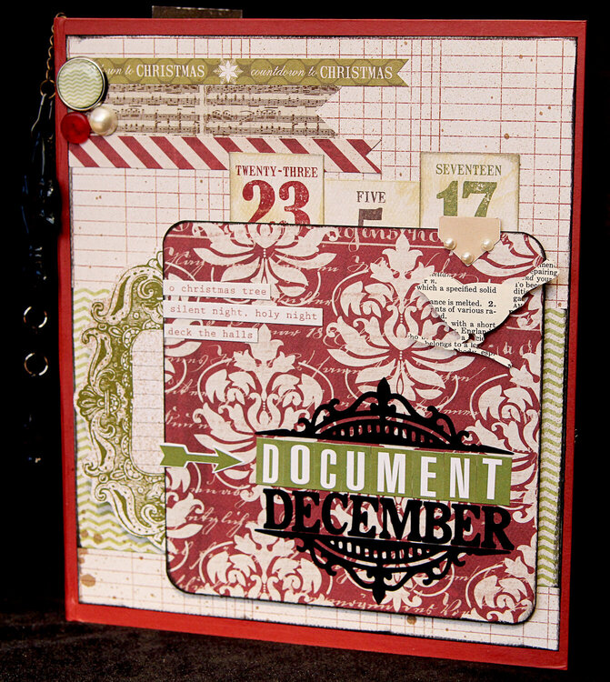 Teresa Collins Christmas Countdown Kit Document December Book