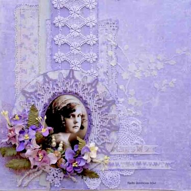 PORTRAIT IN LAVENDER ~~ TRESORS de LUXE