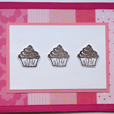 Cupcake Birthday card