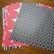 Red and Black Patterned Paper: AGC February Counterfeit Kit
