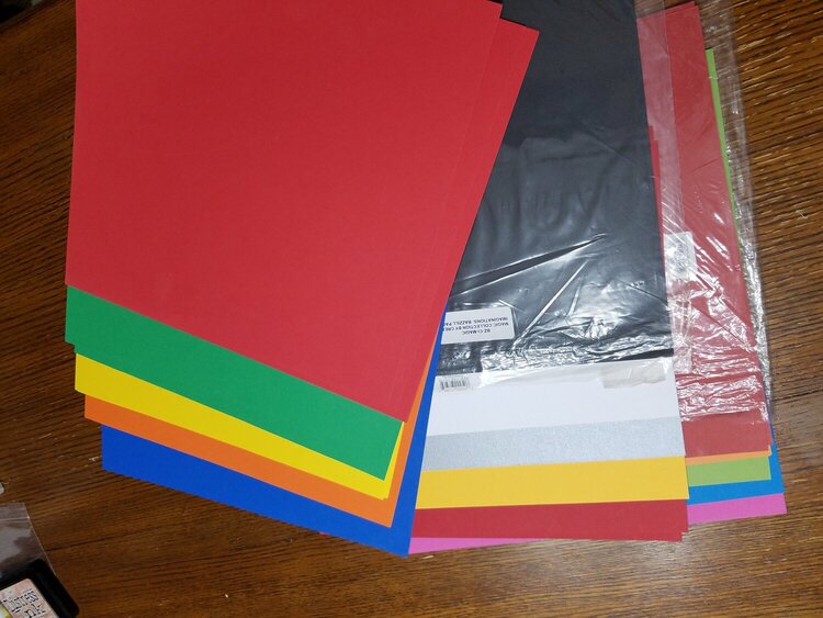12 x 12 solid color cardstock: AGC February Counterfeit Kit