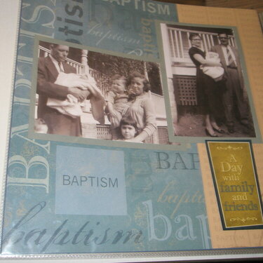 Dad&#039;s Baptism