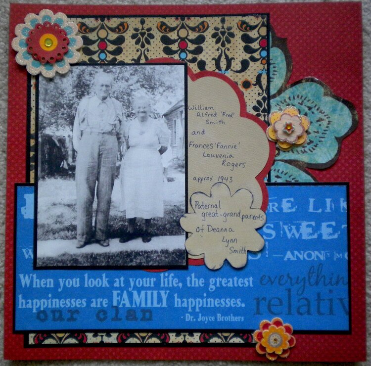 Fred and Fannie ( my great grandparents)