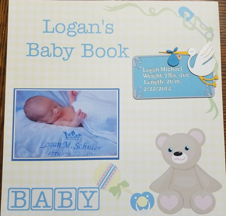 Logan&#039;s Baby Book Page 1