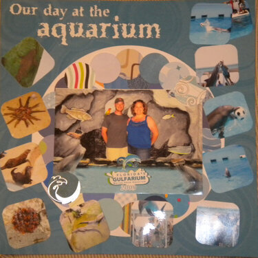 Our Day at the Aquarium - Inside foldable