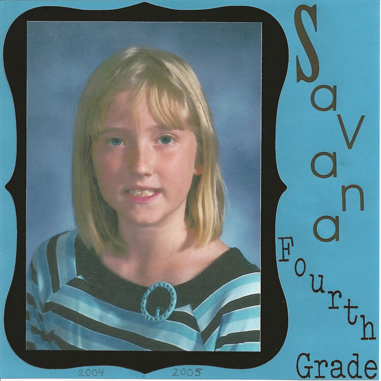 Savana Fourth grade