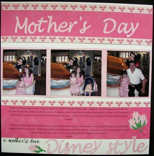 Mother&#039;s Day Disney Style  (Dark Pink)