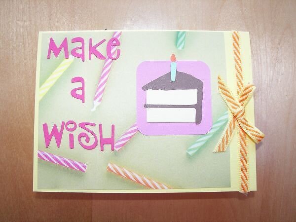 Make a Wish **Quick Birthday Card**  ~~QK Sunshine~~