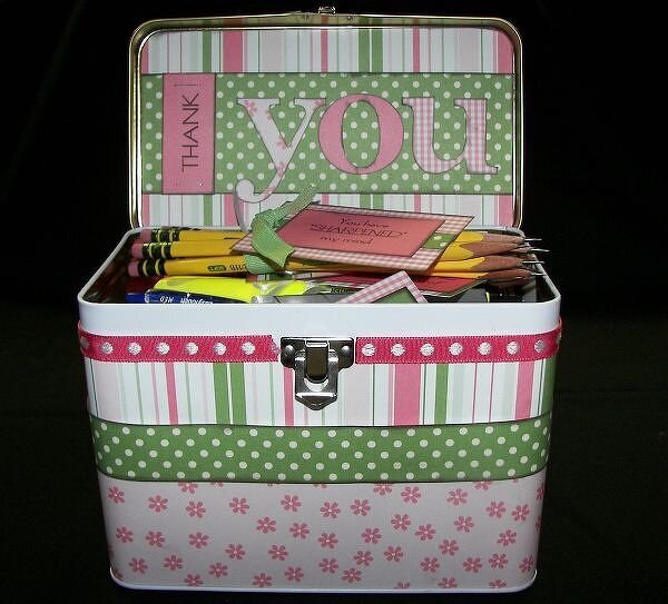 Teacher Thank You Lunchbox Tin *Motherof4 lift*