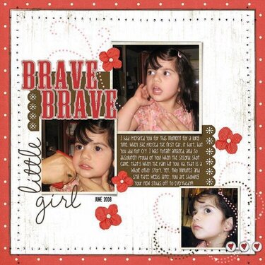 Brave Little Girl <br>:: Color Combo #77::<br> Pencil Lines