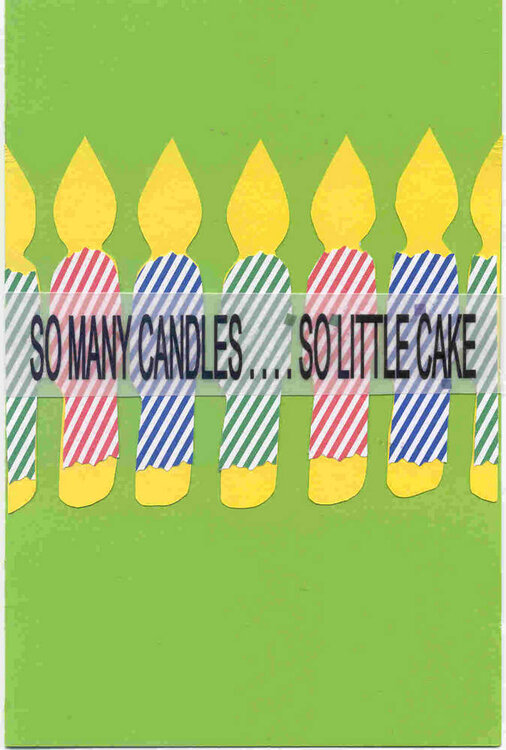 Hubby&#039;s 35th Birthday Card