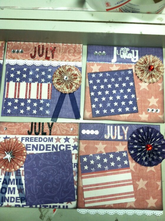 2012 6x6 Calendar Swap (July)