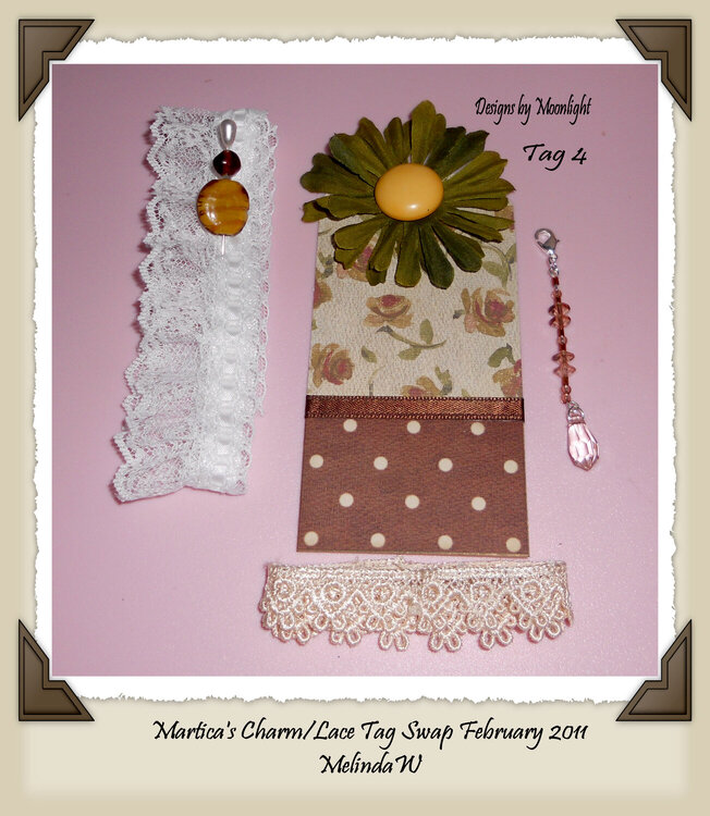 Charm and Lace Swap Tag #4